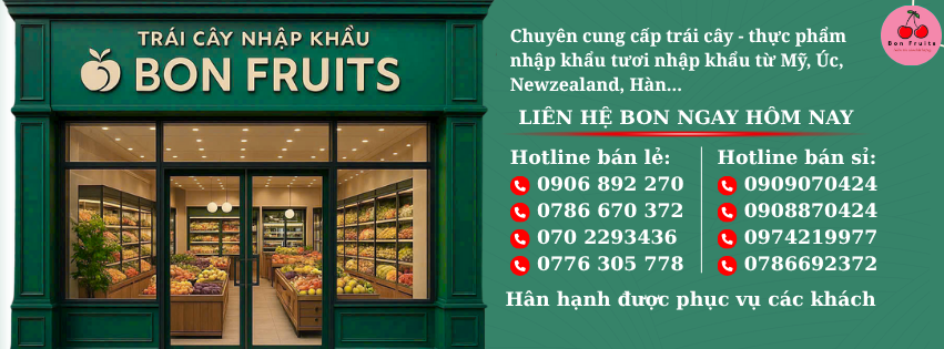Trái cây nhập khẩu Bon Fruits thông tin bon fruits